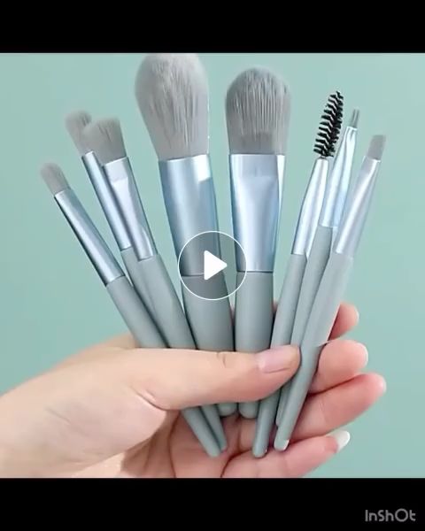 MAKEUP BRUSH SET Pcs Kuas Makeup Set Pcs With Pouch