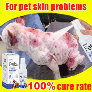 Semburan kulit haiwan peliharaan 100% cure rate  Ubat Kurap Kucing  is suitable for cat skin Infection spray (50ML)and Dog itchy skin medicine for fungal infectionPet Spray suitable for all kinds of pets Ubat luka untuk kucing 宠物皮肤喷雾