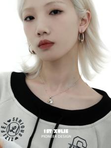 1ST XULIE | Dây Chuyền Bạc 925 Chống Phai Màu Thiết Kế Mèo cho Cổ