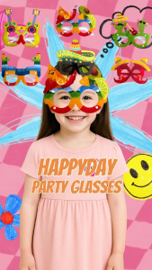 Party Glasses Masks Costume Animal Captain Pirate Mermaid Fiesta Halloween Costume 414xx
