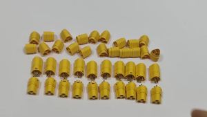 10 Pair AMASS Connector Plug MT60 3.5mm 3 Pole Bullet Connector Plug Male & Female For RC ESC to Motor JUN5-A