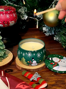 Scented Candle Set Christening Souvenir Gifts Home Aromatherapy Fragrance Decorative Candles for Wedding Party Christmas Decoration