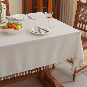 SANHANG | Vintage Luxury Tablecloth French Style Lace and Cotton