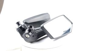 Motorcycle Side Mirror: Anti-glare Rotatable Control High Definition Large Rearview Mirror