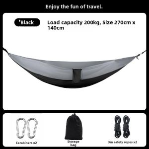 NPC | Anti-Tipping Mosquito Net Hammock For Single Or Double Use