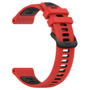 Replacement Watch Band For Garmin Forerunner 965 955 Solar 945 935 745 22mm Two Tone Sports Silicone Strap Bracelet Accessories