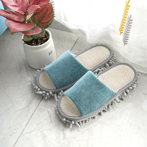 Detachable Kitchen Floor Cleaning Slippers Noiseless Indoor Home Floor Mopping Shoe Covers Easy to Wash Non-Slip Slippers
