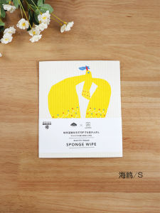 Eco-Friendly Kitchen Sponge Cloth Dishwashing Absorbent Non-Slip Wood Pulp Cotton Scrubber Durable Household Cleaning Tool