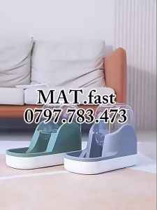 [HỎA TỐC] Bình Đựng Thức Ăn Nước Uống Tự Động Dành Cho Chó Mèo - Bình Ăn Uống Tự Động - Bình Đựng Nước Uống Và Thức Ăn Tự Động Cho Thú Cưng Kích Thước 35x27x17cm