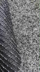 (ยกม้วนคุ้มกว่า ออกใบกำกับภาษีได้)หญ้าเทียมสีเทา-ขาว ใช้ปูพื้นตกแต่งสถานที่งานอีเว้นท์ต่างๆ ให้บรรยากาศตามธีมงาน เคลือบกันUV มีรูระบายน้ำ ดูแลง่ายมากๆ