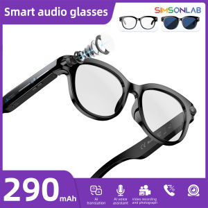 Smart Glasses Camera Control AI Voice Translation Bluetooth Call Video Record Anti-shake 290mAh Battery Headphone Men for Xiaomi