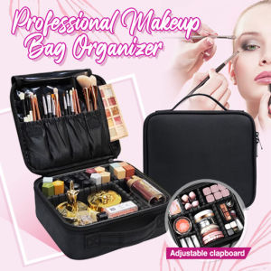 Professional Makeup Organiser 26*23*10cm / Makeup Storage / Makeup Bag / Cosmetics Box / Cosmetic Organiser / Cosmetic Storage Box / Makeup Artist Organizer Bag with Adjustable Dividers