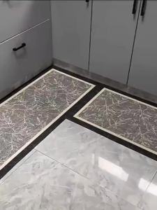 VIKAMA American household waterproof and oil-proof kitchen mat non-slip and dirty diatom mud cushioned doormat