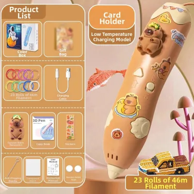XIONGBUFAN | Children 3D Printing Pen Low Temperature Melt Drawing DIY Tool