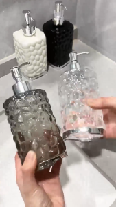 HOVELSHOP Dispenser Botol Pump Sabun Shampoo Cair Aesthetic Liquid Soap Dispenser Aesthetic