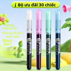 GLUECHEE | Bút Thư Pháp Dành Cho Học Sinh Tiểu Học Dung Lượng Lớn Bút Mực Đen Một Lần Sử Dụng
