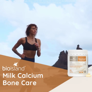 Bioisland Milk Calcium Bone Care 150 Softgel Capsules Strengthen Bone Support Teeth Health Boost Calcium Absorption Maintain Bone Density Bone Wellness Supplement