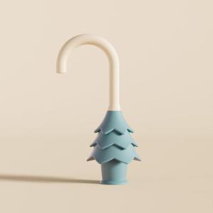 【S】1PCS Silicone Child Safety Anti-Pinch Hand Door Lock Clamp Novelty Pine Tree Shaped Baby Proof Door Finger Pinch Guards