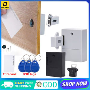 Boland Invisible Cabinet Lock RFID Sensor Smart Drawer Security Keyless File Cabinet Locks Anti-theft Device
