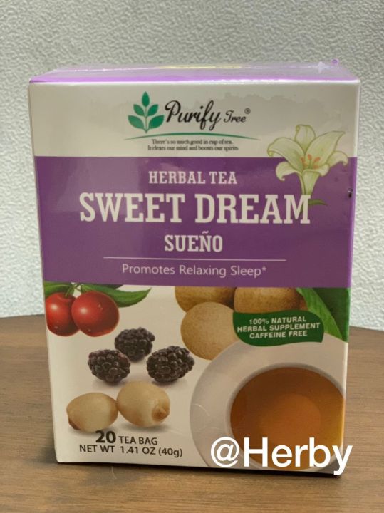 睡得安茶 Herbal Tea Sweet Dream 100% Natural Herbal Supplement | Lazada