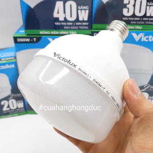 Bóng Đèn LED 20W 30W 40W 50W 60W Hình Trụ Victolux (Dòng mới của SOPOKA)