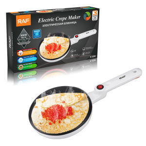 RAF Electric Crepe Maker 20cm Non-Stick Household Pancake Machine Portable Multi-Function Breakfast Maker