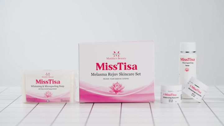 Misstisa Rejuvenating Set Original Melasma Skin Care Set with Niacinamide Skin Whitening | It whitens dark spots, blemishes and other discoloration such as freckles and age spots to achieve younger looking skin in just 3 steps.