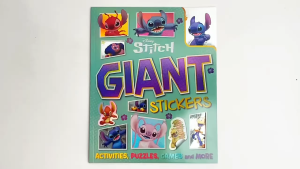 Disney Stitch Giant Stickers Activity Book for Kids with Fun Activities