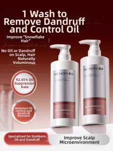 MCHOIX | Dandruff Removal Scalp Soothing Hair Follicle Cleansing Oil Control Volumizing and Softness Shampoo