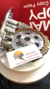 จานกดคลัตwave125 + แผ่นคลัช ไม่มีขา Honda Wave125 MSX125 เวฟ125 ตัวแรก เอ็มเอสเอ็กซ์ ทุกรุ่น ชุดจานกดคลัตท์ 6รู6ขา จานคลัชเวฟ จานกดครัช แผ่นครัช