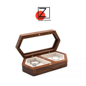 Wooden Travel Jewelry Box Ring Earring Precise Accessories Storage Display Case Compact Organizer for Personal Items