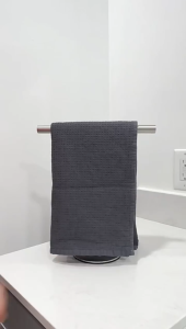 Stainless Steel Towel Rack / Modern T-Shape Holder / Rustproof Multi-Purpose Display Stand For Bathroom Vanities