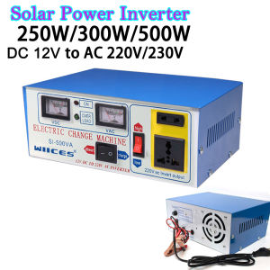 Solar Power Inverter 250W 300W 500W Car Power Inverter 12V DC to 220V AC Modified Sine Wave Household Inverter Power Supply With Charger Household appliances outdoor travel multifunction Transformer Vehicle Inverter