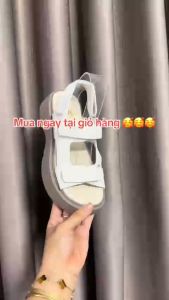 Dép Sandal siêu xinh- Hậu nữ nâng đế quai da nâng chiều cao MSP L-10