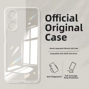 imobile | Transparent New Anti-Fall Phone Case for oppo A58
