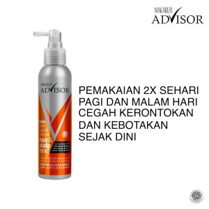 Makarizo Advisor Hair & Scalp Tonic 145ml 65ml | Perawatan Rambut Rontok dan Ketombe