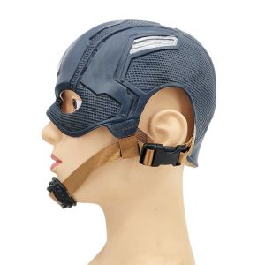 Marvel Captain America Headh Mask Latex Halloween Party Costume Makeup Dance Film And Television Role Playing Mask