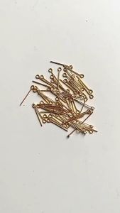 Paku Aksesoris Kerajinan & Paku Penyambung Eyepin 9 Warna Silver