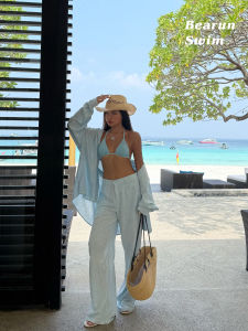 Relaxing Summer Vacation Style Shirt and Pants Set