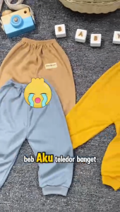 (SET 3PCS) Bawahan Celana Bayi Fawa UK 0-3 Bulan / Celana Bayi Newborn 0-6 Bulan Anak Perempuan Bawahan Celana Panjang Pendek Kado Gift ALIN