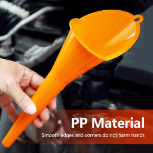 Long Stem Anti-Splash Funnel for Change Oil Motorcycle Car Gasoline Engine Oil Refuelling Plastic Funnel