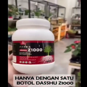 Pupuk Dasshu Z1000 Paket 3 Botol Kemasan 1kg Free Sendok Takar Pupuk Organik Akar Buah dan Bunga