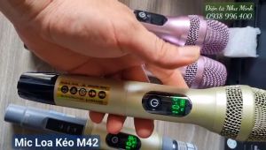 Mic Loa Kéo cao cấp M42 HP - Chống hú cao - Âm Thanh hay