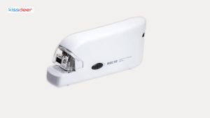 Máy dập ghim tự động Plus - Dập tối đa 20 tờ A4 Dùng ghim bấm số 10 - Sử dụng cáp USB hoặc pin AAA