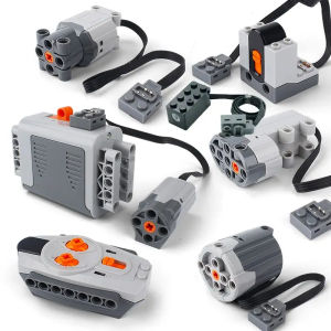 RC Electronic Model Building Block Power Accessories Micro-motor Functions Refit MOC  Motor Kit Technical Parts Creative DIY Toy
