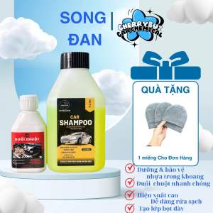 Combo đuổi chuột sạch xe trong khoang máy -xà bông rửa xe