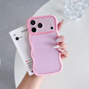 Fashion Ripple Pattern Shockproof Matte Phone Case For IPhone 18 17 16 15 14 13 12 11 Pro Max Solid-Color TPU Protective Cover