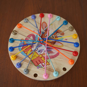 Interactive Knot Challenge Tabletop Game for Children Logic Thinking Exercise Concentration Hand Brain Toy for Parent Child