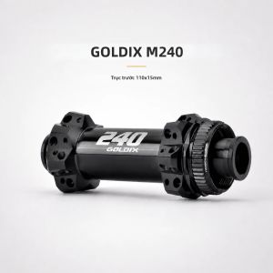 GOLDIX | Đùm Xe Đạp Leo Núi GOLDIX M240 28H Boost Trục 148x12 Khóa Trung Tâm Dành Cho Xe 10-12 Tốc Độ Hợp Kim Nhôm Hệ Thống Ratchet.