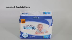💖FREE GIFT WITH PURCHASE💖 VELONA CUDDLES Disposable Tape Diaper Ultra Breathable Ultra Soft Dry with Natural Aloe Vera Liners For Baby Sensitive Skin